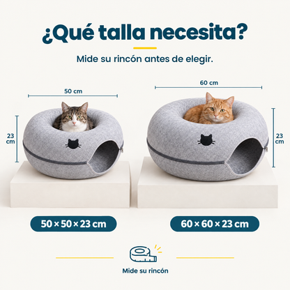Túnel Antiaburrimiento para Gatos