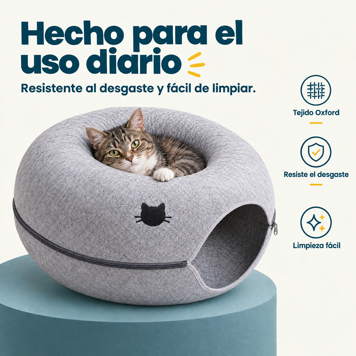 Túnel Antiaburrimiento para Gatos